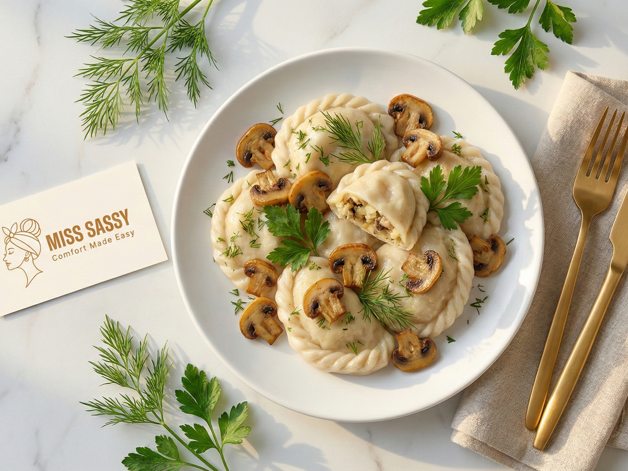 Miss Sassy Pierogy Potato & Mushroom 1.5lb