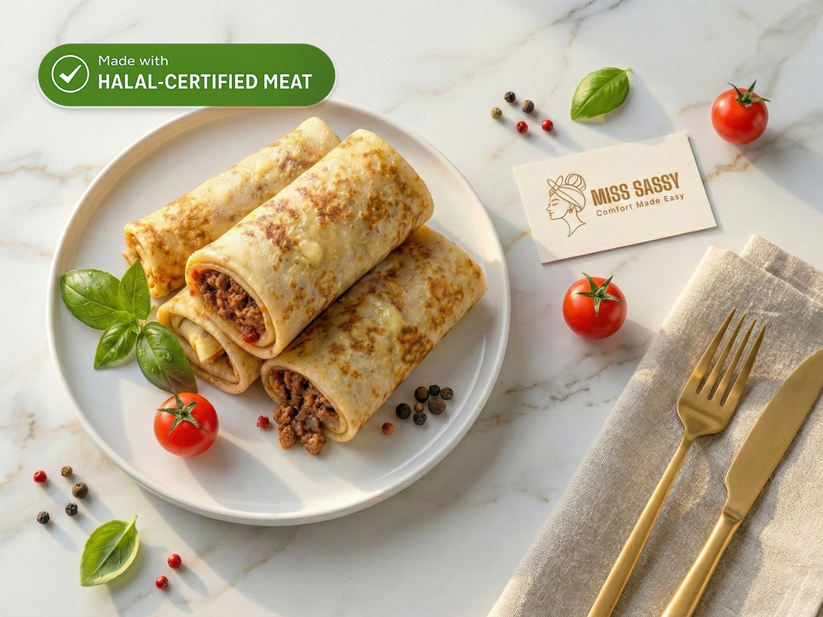 Crepes Beef - Made with Halal-Certified Beef, 1 lb