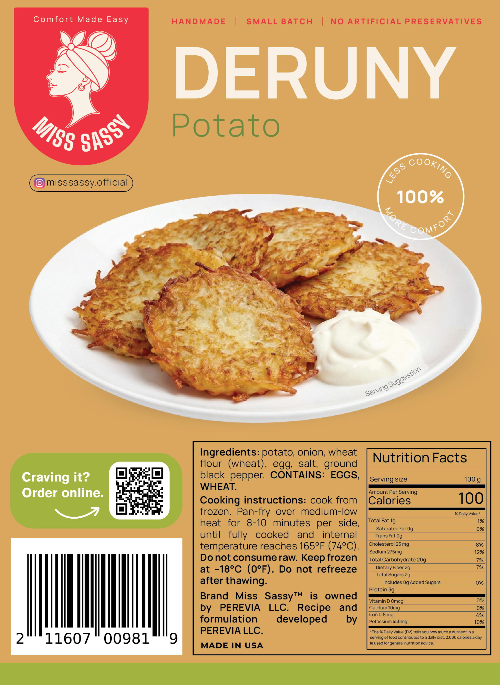 Miss Sassy Deruny Potato 1lb